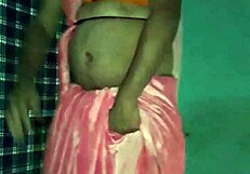 shemale dances seductively in saree shaking curves for hot mujra show