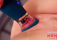 This toy clit licker hits my wet pussy like a real tongue honeyplaybox magic!