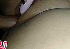 Chubby latina roommate caught and fucked hard with big ass shaking