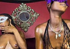 Slim Teens Finger Wet Pussies Then Ride Two Monster BBCs Foursome