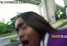 Black colombian tourist drops to knees for cash blowjob since no one's watching!