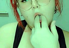 Sexy Ruivinha Redhead Fingers Pussy and Masturbates to Wild Orgasm