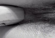 milf stockings hairy pussy beautiful ass unusual anal banana penetration