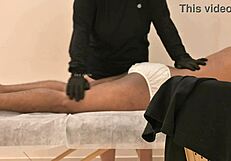 Hidden Cam Catches Happy Ending Massage Handjob Cumshot!