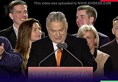 A hungarian midget surprises european granny with rough outdoor fuck amid cheering public crowd