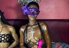 Slim Teens Finger Wet Pussies Then Ride Two Monster BBCs Foursome