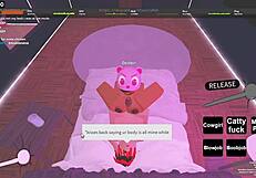 i'm fuckin- fucking my sexy ebony gf on roblox so hot damn!!