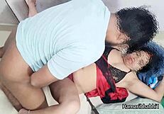 Husband Pounds Sexy Indian Wife's Tight Pussy in Passionate Home Fuck Session