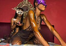 Slim Teens Finger Wet Pussies Then Ride Two Monster BBCs Foursome