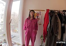 oh sweet angel fingers her hairy pussy close up for everyone