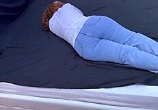 mom why didn't you take off jeans before i fuck your ass?