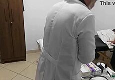 proctologist fingers patient's asshole deep during humiliating anal exam
