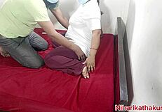 indian girlfriend blows and fucks friend missionary pussy pounding happy hug day