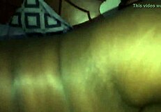 Watch Ebony Stepmom's Oiled Fat Juicy Ass Bounce on Monster Cock!