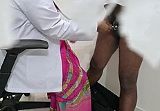 imagine that indian doc sneaking peeks at patient cock