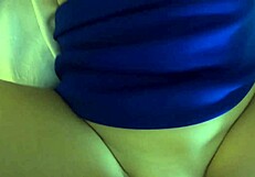 Heart pounding as brunette wife takes stranger's creampie