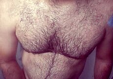 i hide stroking in shower splashing cum over my leg