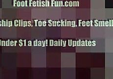 Imagine your cum dripping off my size 10 sexy feet toes?