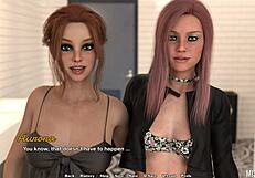 horny redhead milf babe spreads shaved wet pussy close up big tits roleplay tease