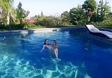 I love watching cute petite lesbians kiss