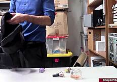 19yo petite asian teen sucks my monster cock in lingerie uniform