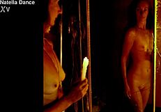 haven of hoarder elton-village - me in magic mirror at the ranch