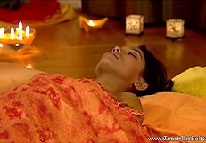 best friend masseuse oils up exotic babe for erotic nuru pussy rubdown