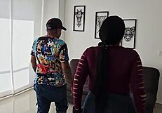 BBW Housewife Cheats on Sofa Bouncing Fat Ass Swallows Cum Raw