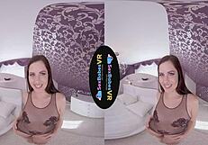 imagine casie from sexbabesvr pleasuring that tight pussy up close