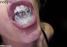 Rocky and Cory milfs swallow nine gloryhole loads each