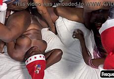 hardcore christmas foursome ebony wife fucked doggystyle missionary big cocks