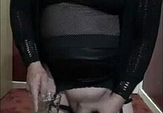 bisexual crossdresser mark wright craves ass piss and cum in first anal homemade session