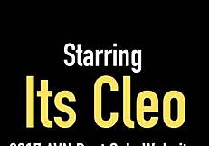 its cleo tongues shaved pussies while drilling with double dildos and vibrators