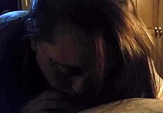 daddy watch this slut milf wife deepthroat suck your cock dry