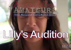 Busty Brunette Milf Lilly M Deepthroats Cock Swallows Cum