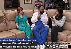 ditria rose moans through pierced nipple hitachi orgasms in lesbian pov