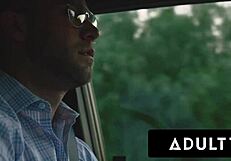 Water breaks on pregnant Casey Calvert catching bf doggystyle Leana Lovings?