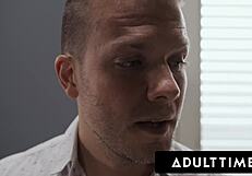 Water breaks on pregnant Casey Calvert catching bf doggystyle Leana Lovings?