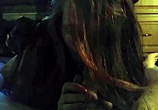 daddy watch this slut milf wife deepthroat suck your cock dry