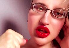 perfect red lip gloss lips demand your cash in lipstick findom slavery