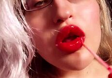 perfect red lip gloss lips demand your cash in lipstick findom slavery