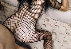 Skinny Milf Wife in Lingerie Stockings Begs for Rough Homemade POV Anal Pounding