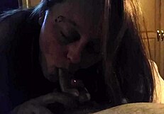 daddy watch this slut milf wife deepthroat suck your cock dry