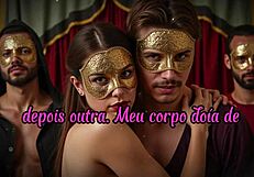 virei putinha pros amigos do meu marido, contos reais com imagens e voz sintéticas