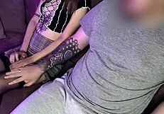 Getting Sucked Off Hard by Hottie in Stockings