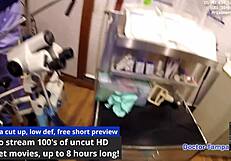 Hey Mina Moon, does Dr Tampa's siccos backstage with handcuffs and big tits make you drip in latex gloves?