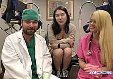 Hey Mina Moon, does Dr Tampa's siccos backstage with handcuffs and big tits make you drip in latex gloves?