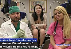 Hey Mina Moon, does Dr Tampa's siccos backstage with handcuffs and big tits make you drip in latex gloves?