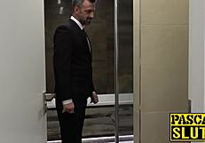 i submit as sub british babe gets bent over fucked hard and toyed roughly