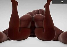 WILD Black BIG ASS BIG TIT MILF Indra FUCKS Bol's MONSTER BIG BLACK COCK to FACIAL ORGASM!